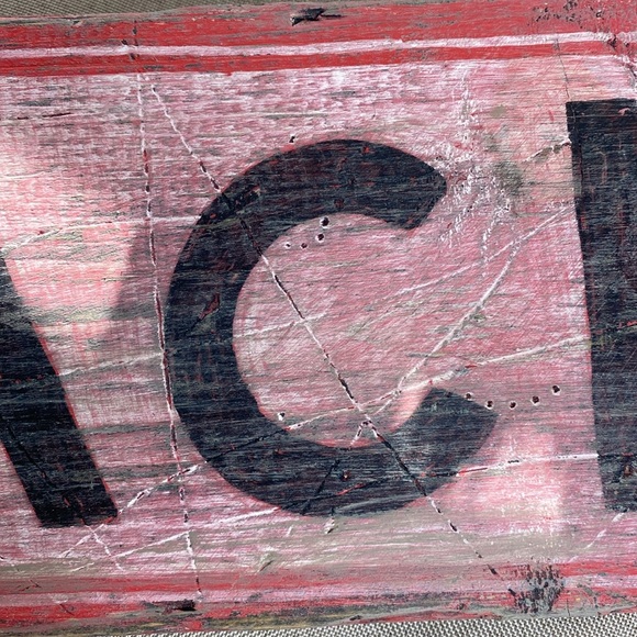 100% Artist Painted by Hand Wooden Beach Sign Tropical Wall Decor One of a Kind - Picture 5 of 10